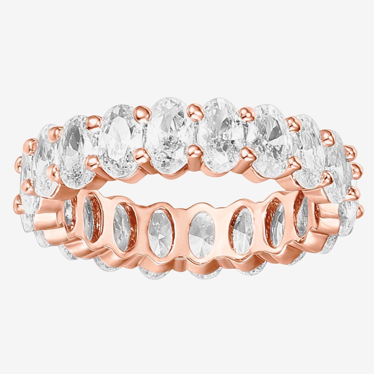 Oval Eternity Band
