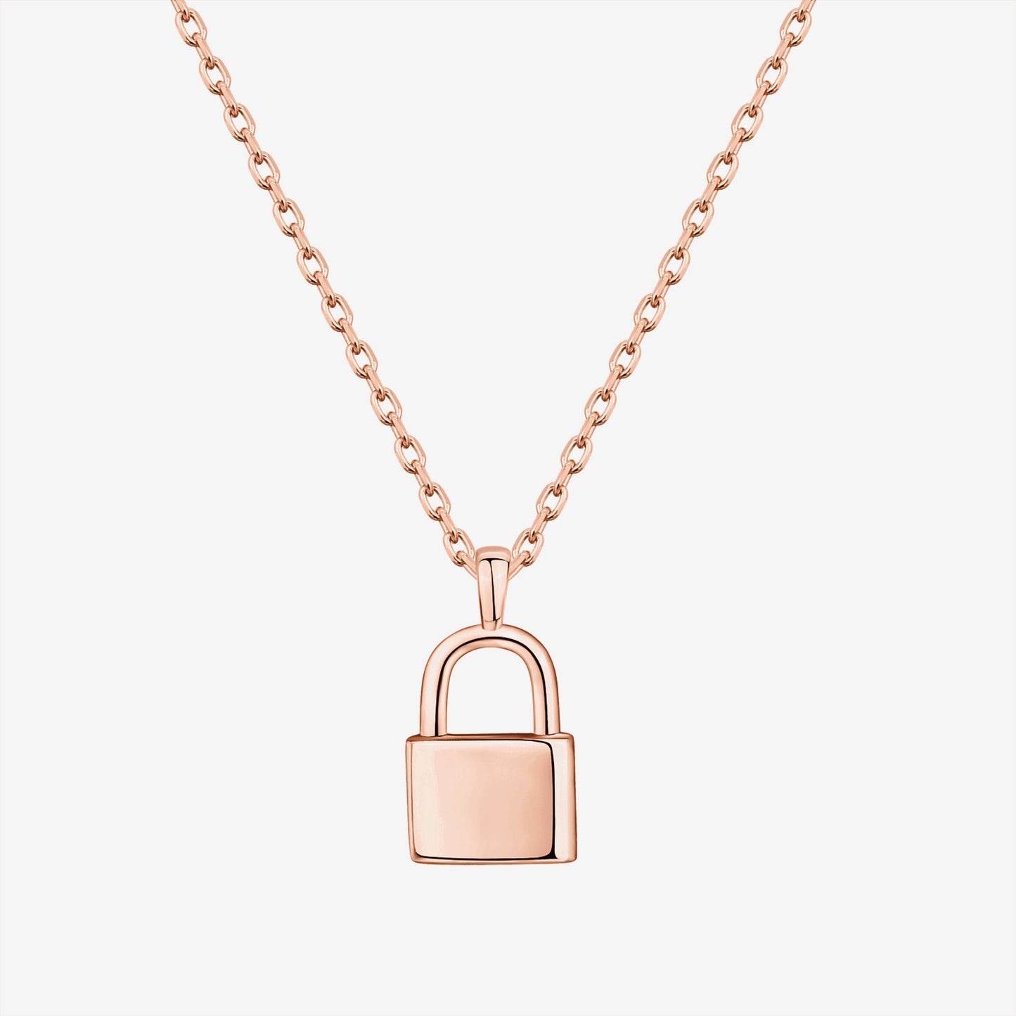 Lock Pendant Necklace