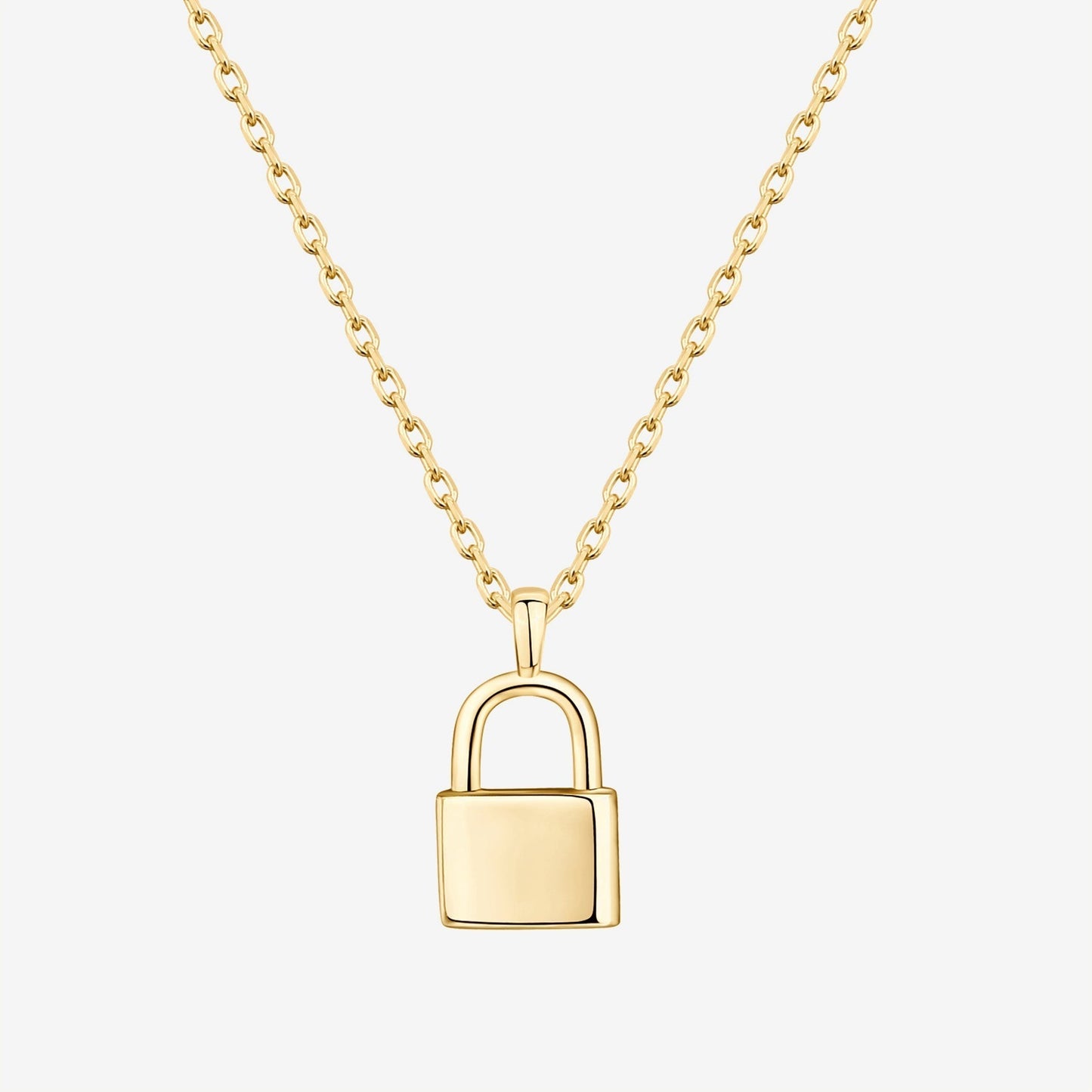 Lock Pendant Necklace