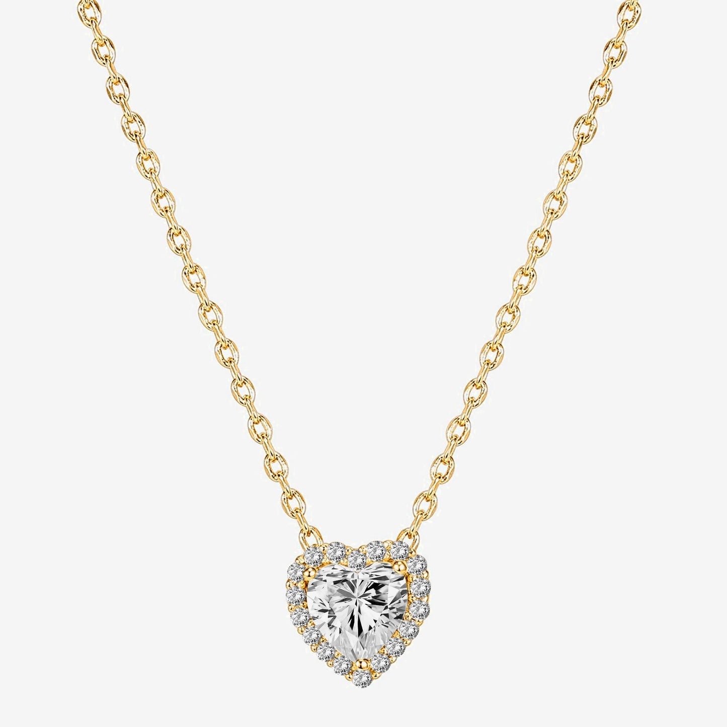 Heart Halo Necklace