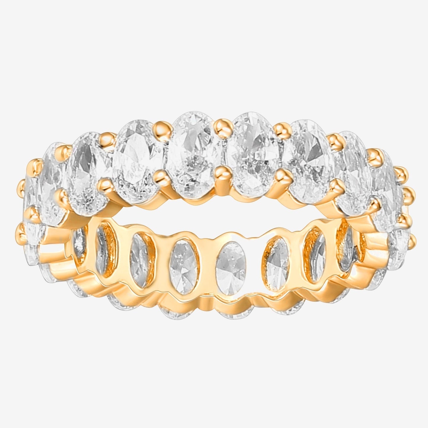 Oval Eternity Band