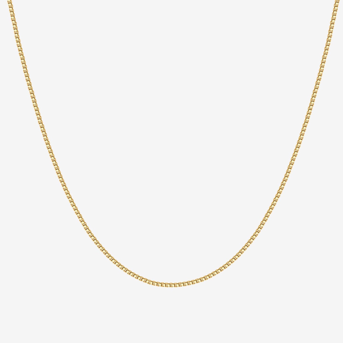 Box Chain Adjustable Necklace