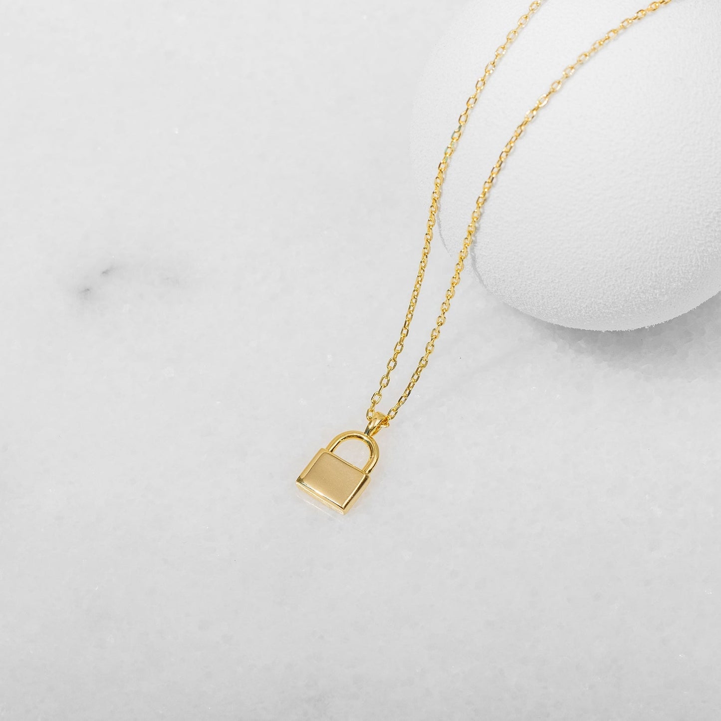 Lock Pendant Necklace