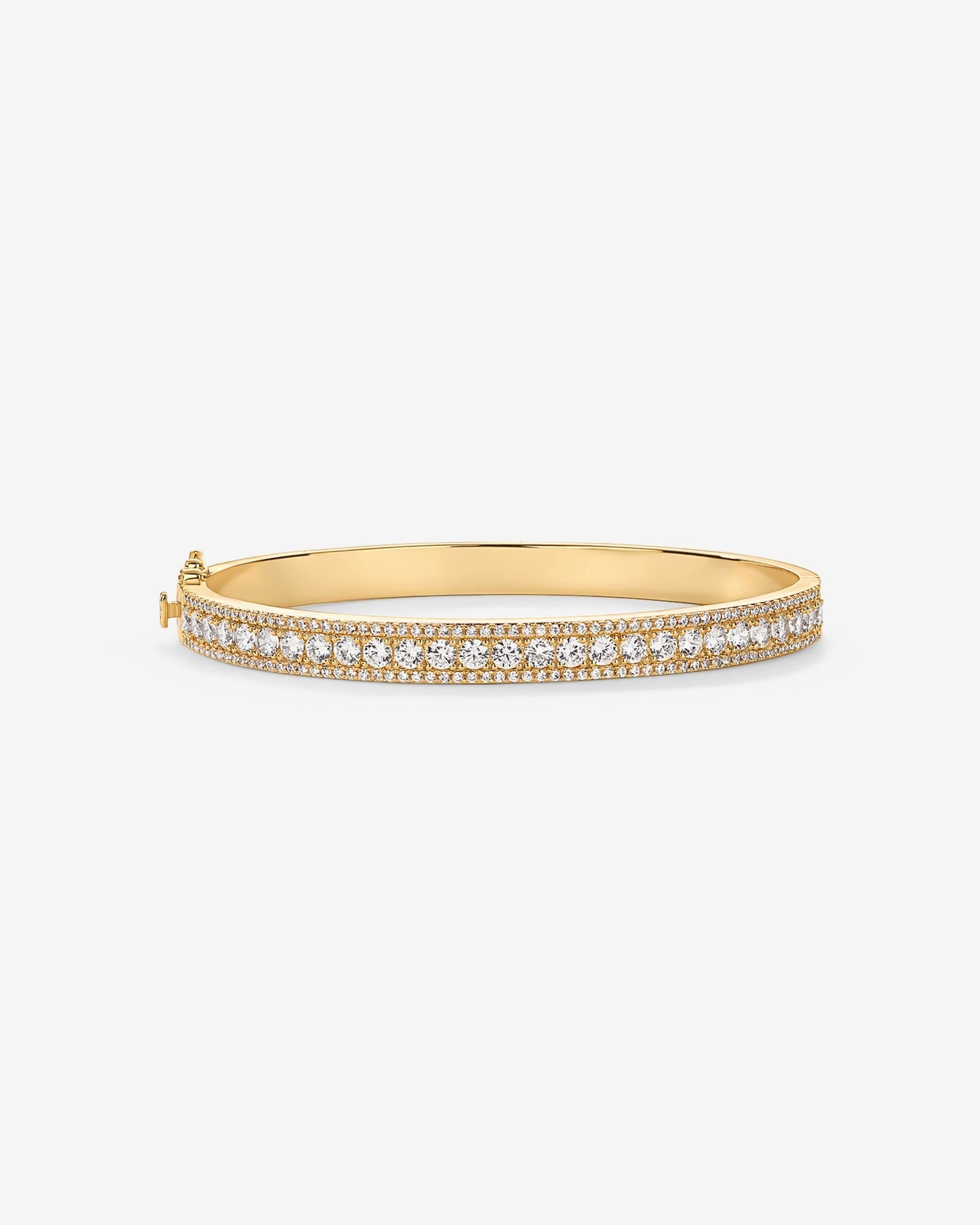 Classic Cubic Zirconia Bangle Bracelet