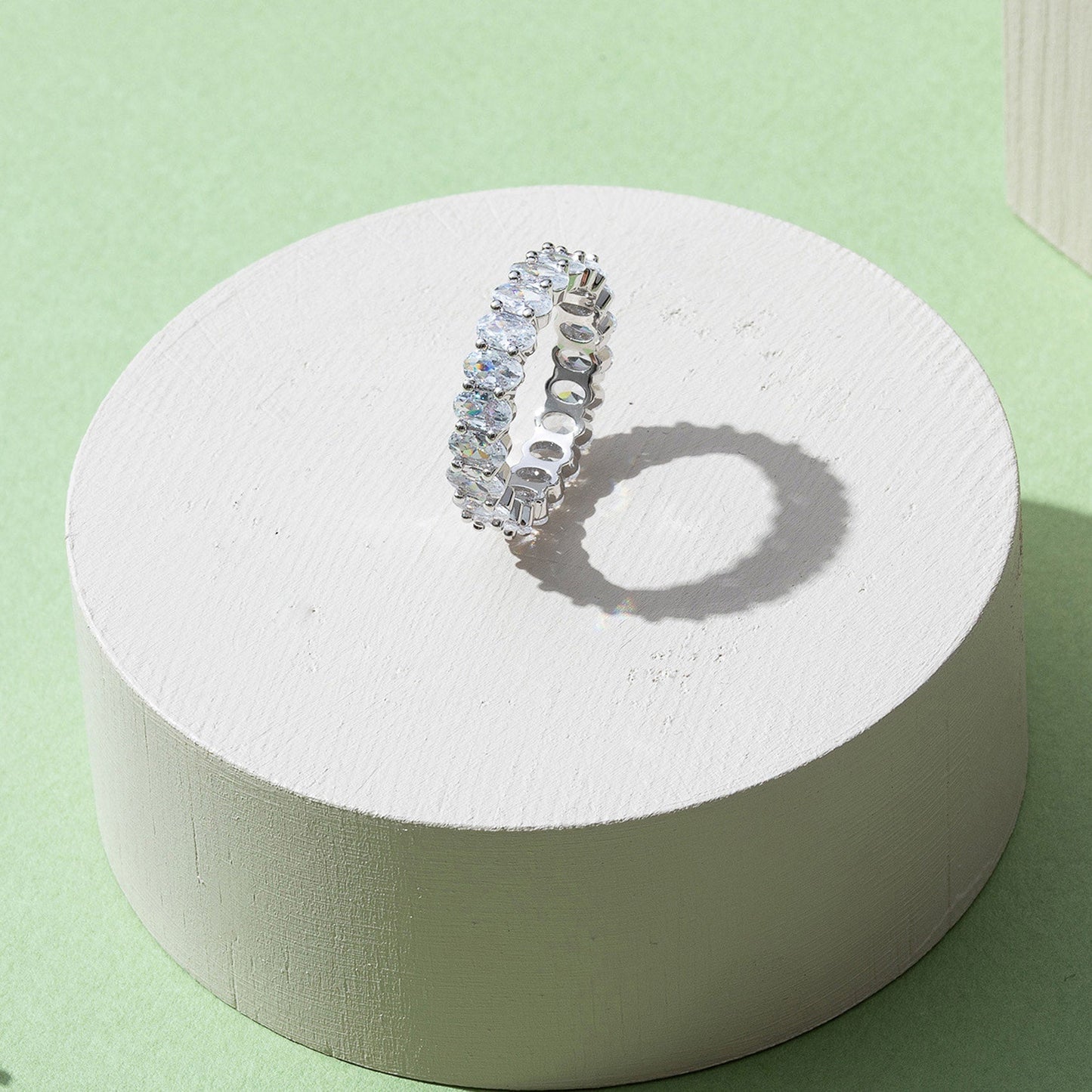 Oval Eternity Band