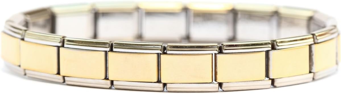 Italian Charm Starter Bracelet (18 links for standard size and 9 links for superlinks)