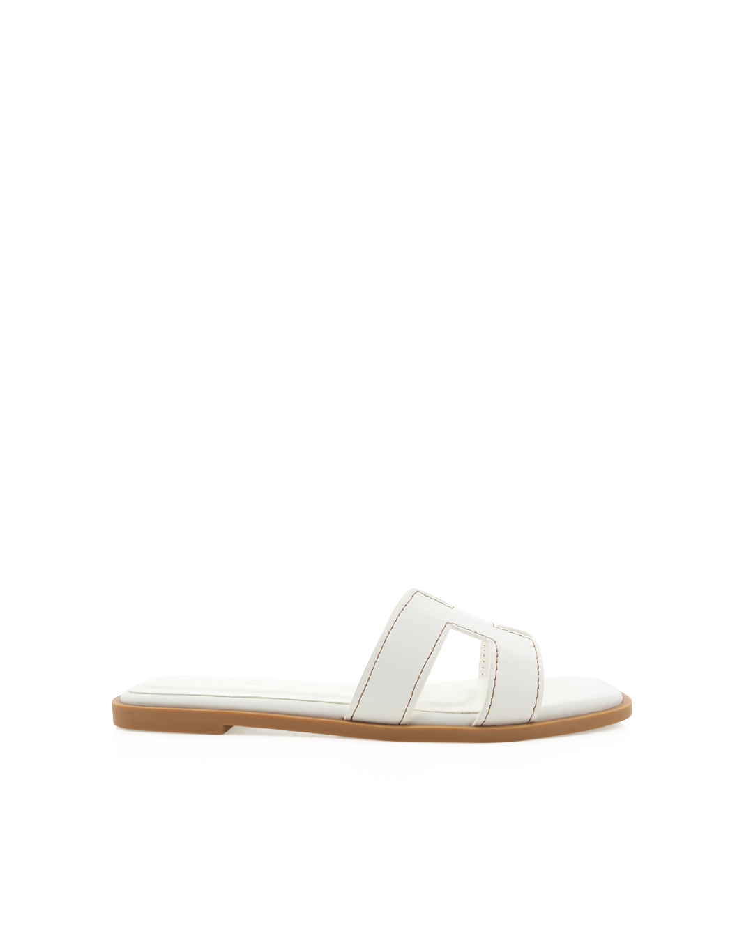 GINA SANDALS- WHITE-TAN
