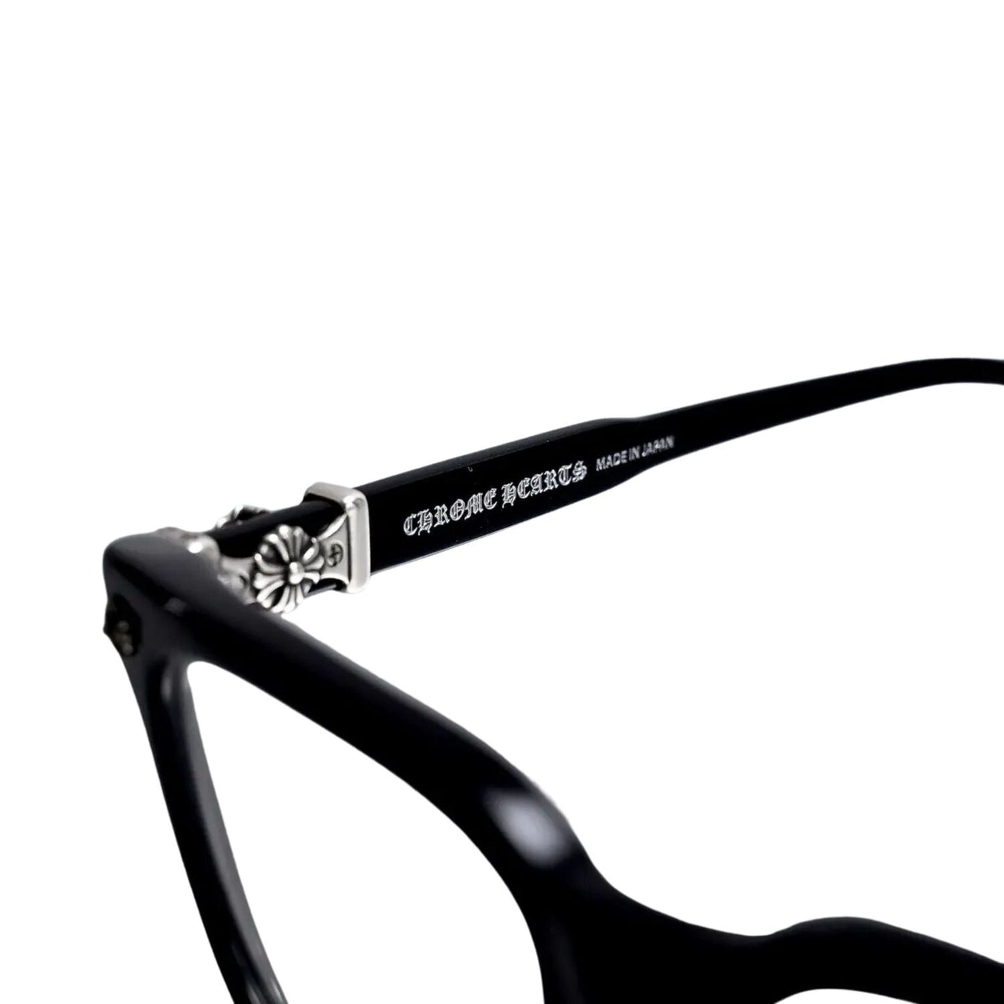 CHROMEHEARTS COX UCKER BLACK GLASSES