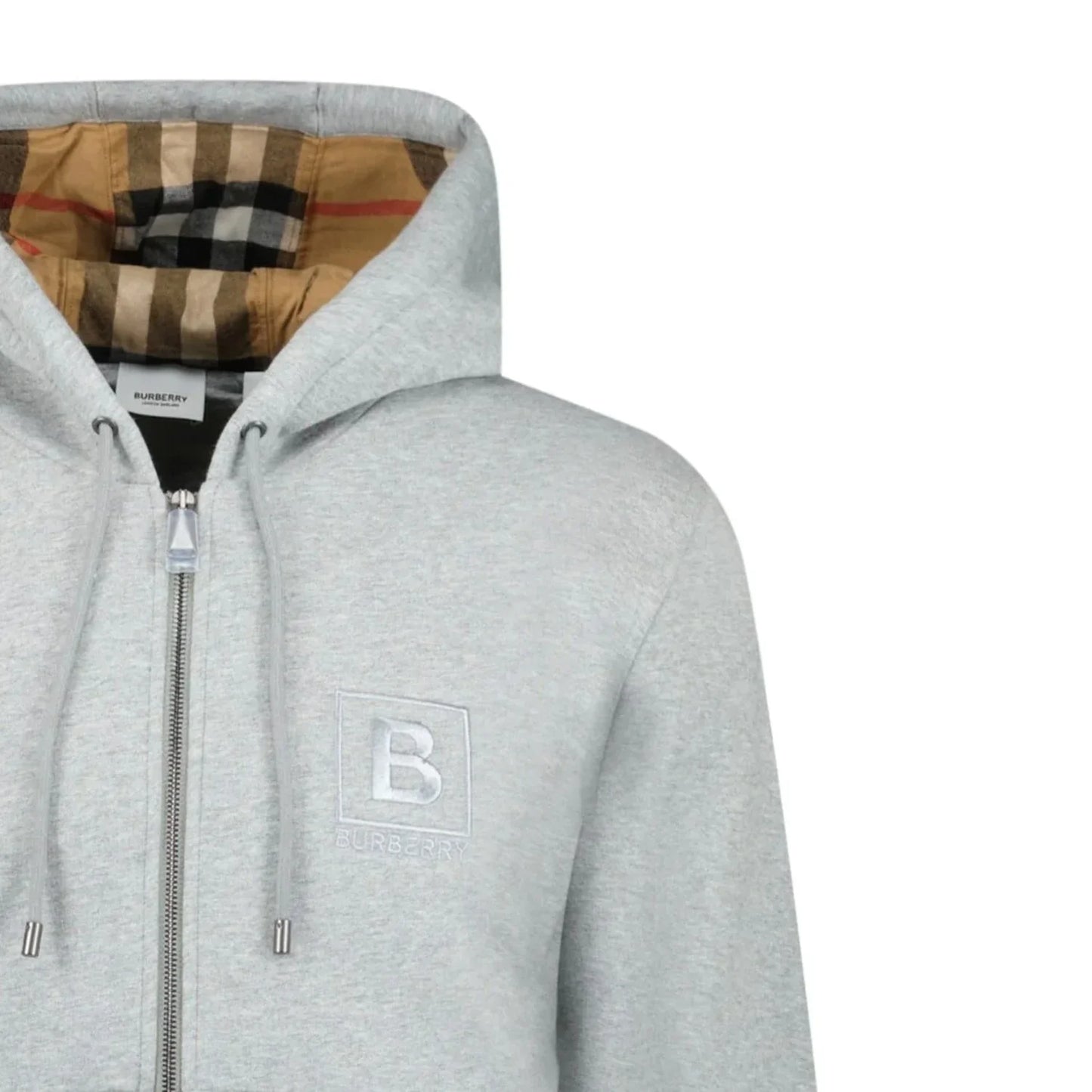 Unisex Burberry Zip Up Hoodie