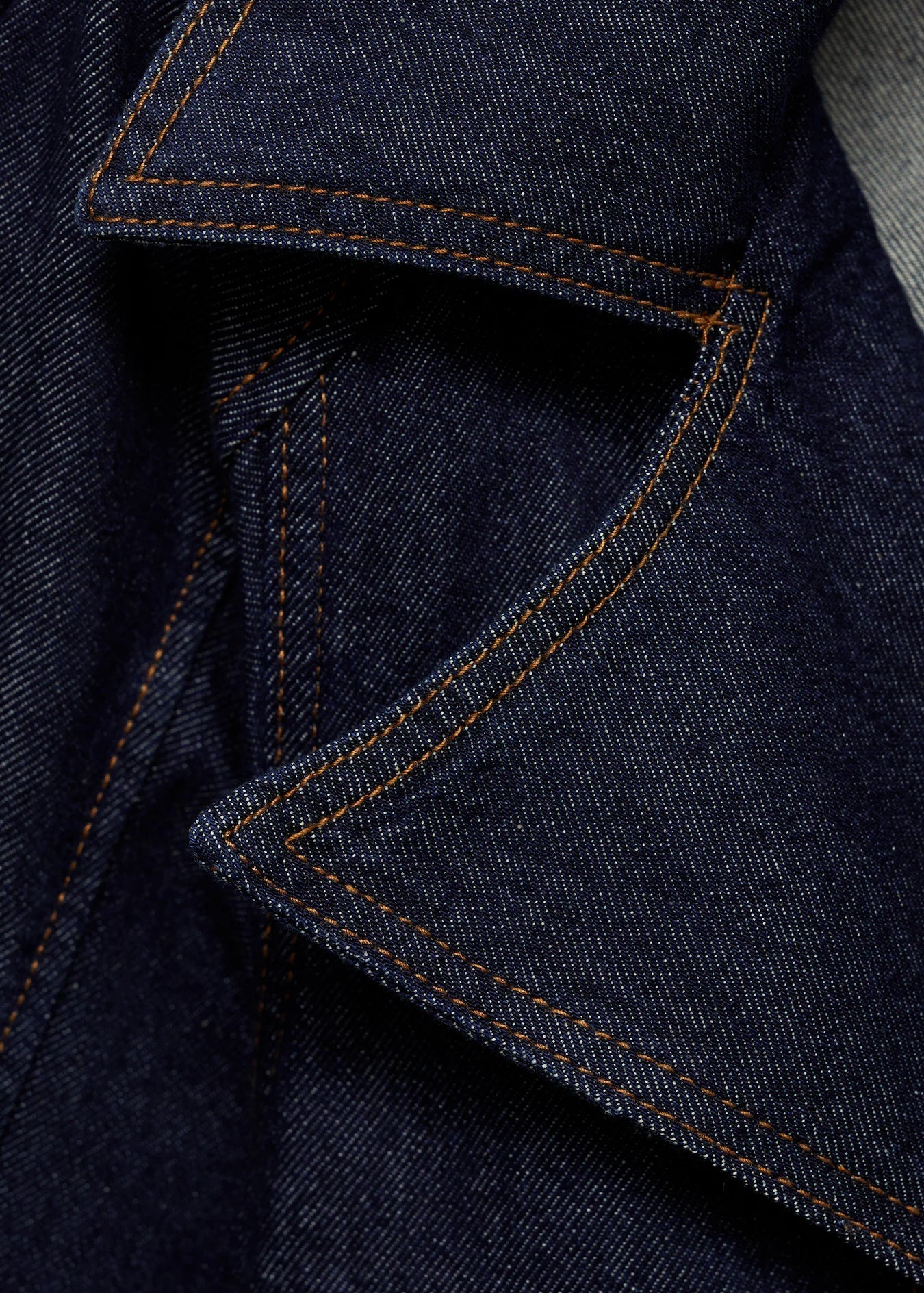 ASHIA SHORT DENIM TRENCH COAT