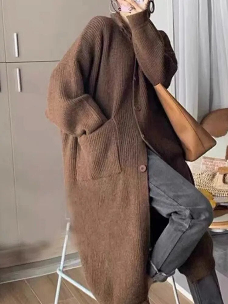 Knitted Oversized Cardigan