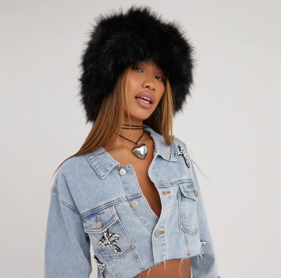 FAUX FUR HAT