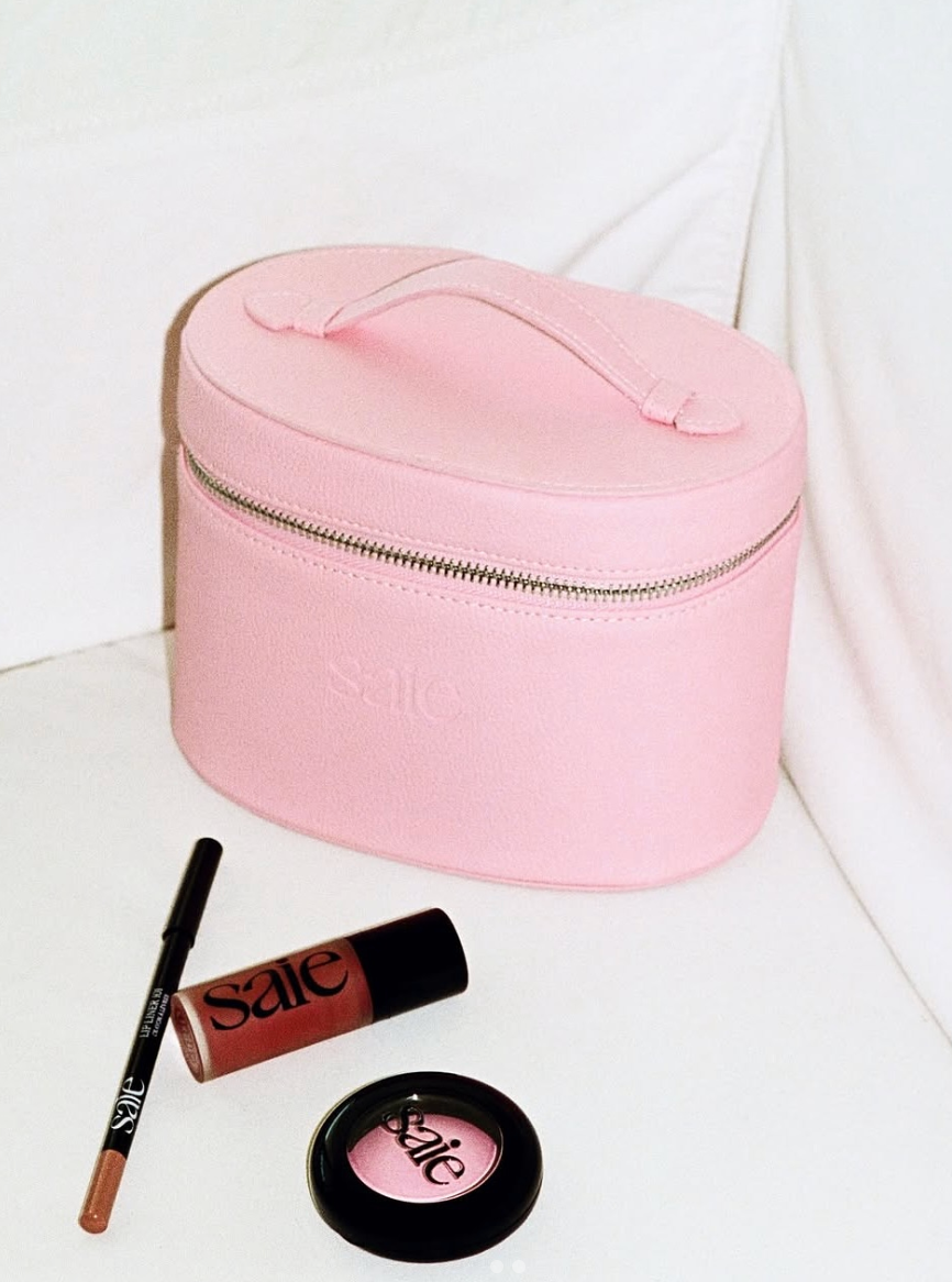 Melanie Blush Pink Vanity Case