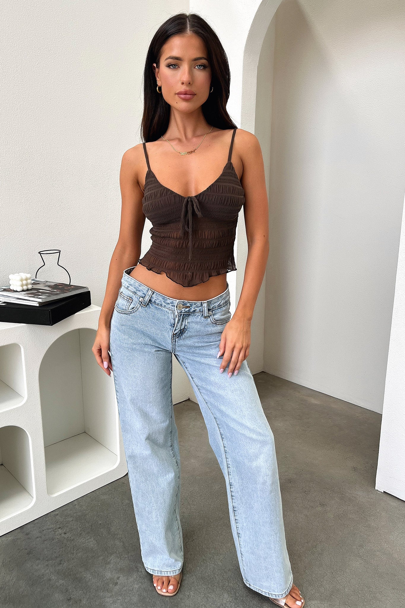 Semila Top - Brown