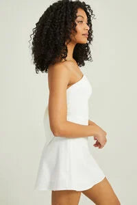 Lilia Strapless Bow Dress