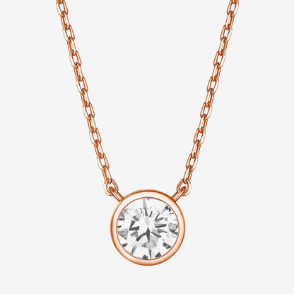 Vermeil Bezel Necklace