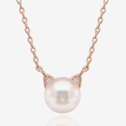 Freshwater Cultured Cat Pearl Necklace