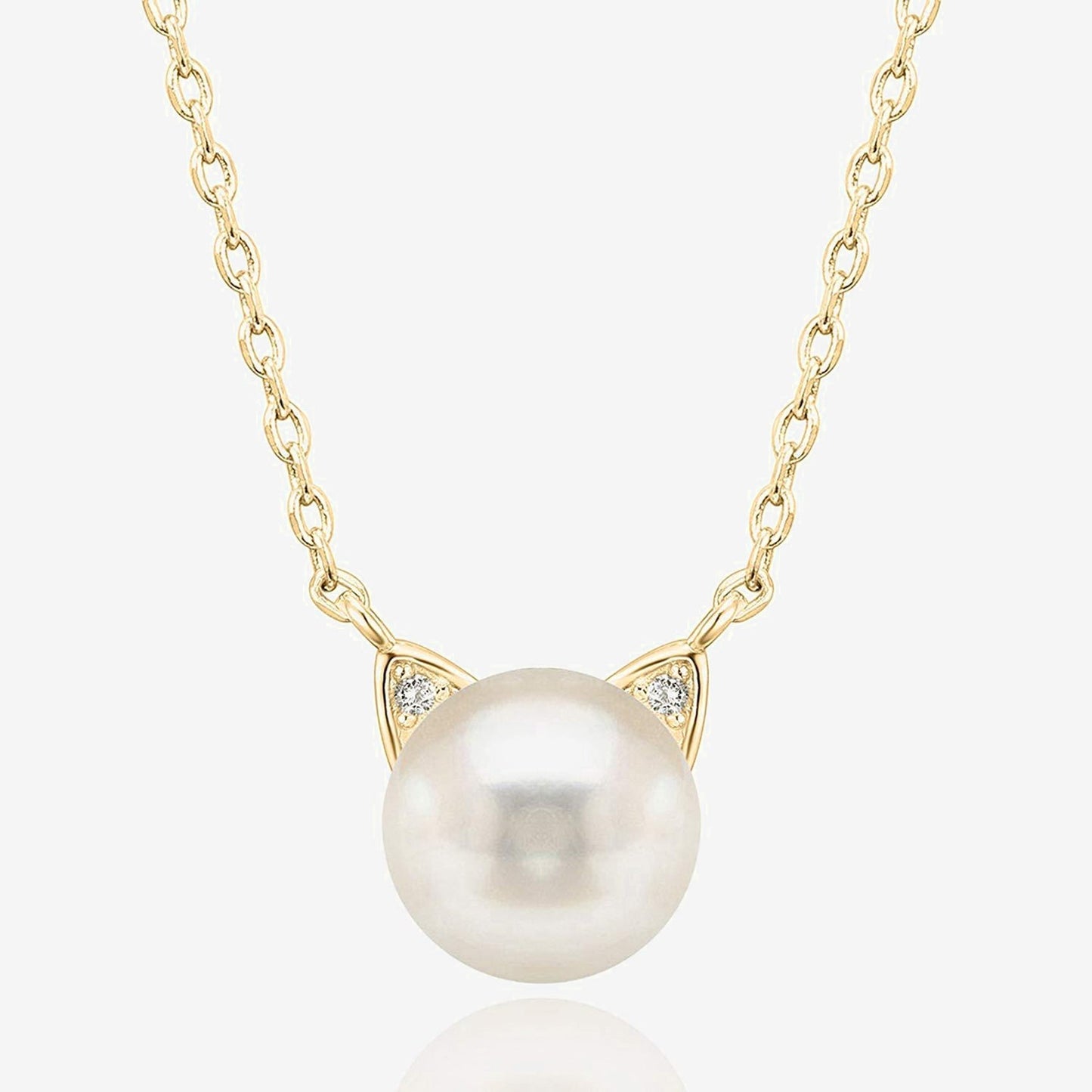 Freshwater Cultured Cat Pearl Necklace