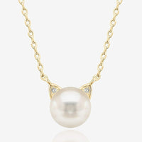 Freshwater Cultured Cat Pearl Necklace