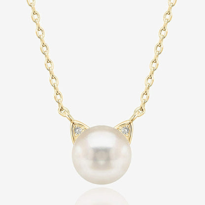 Freshwater Cultured Cat Pearl Necklace