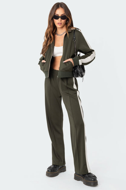 Marina Zip Up Track Jacket