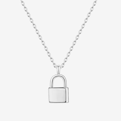 Lock Pendant Necklace