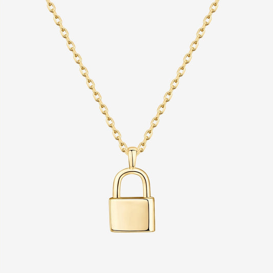 Lock Pendant Necklace