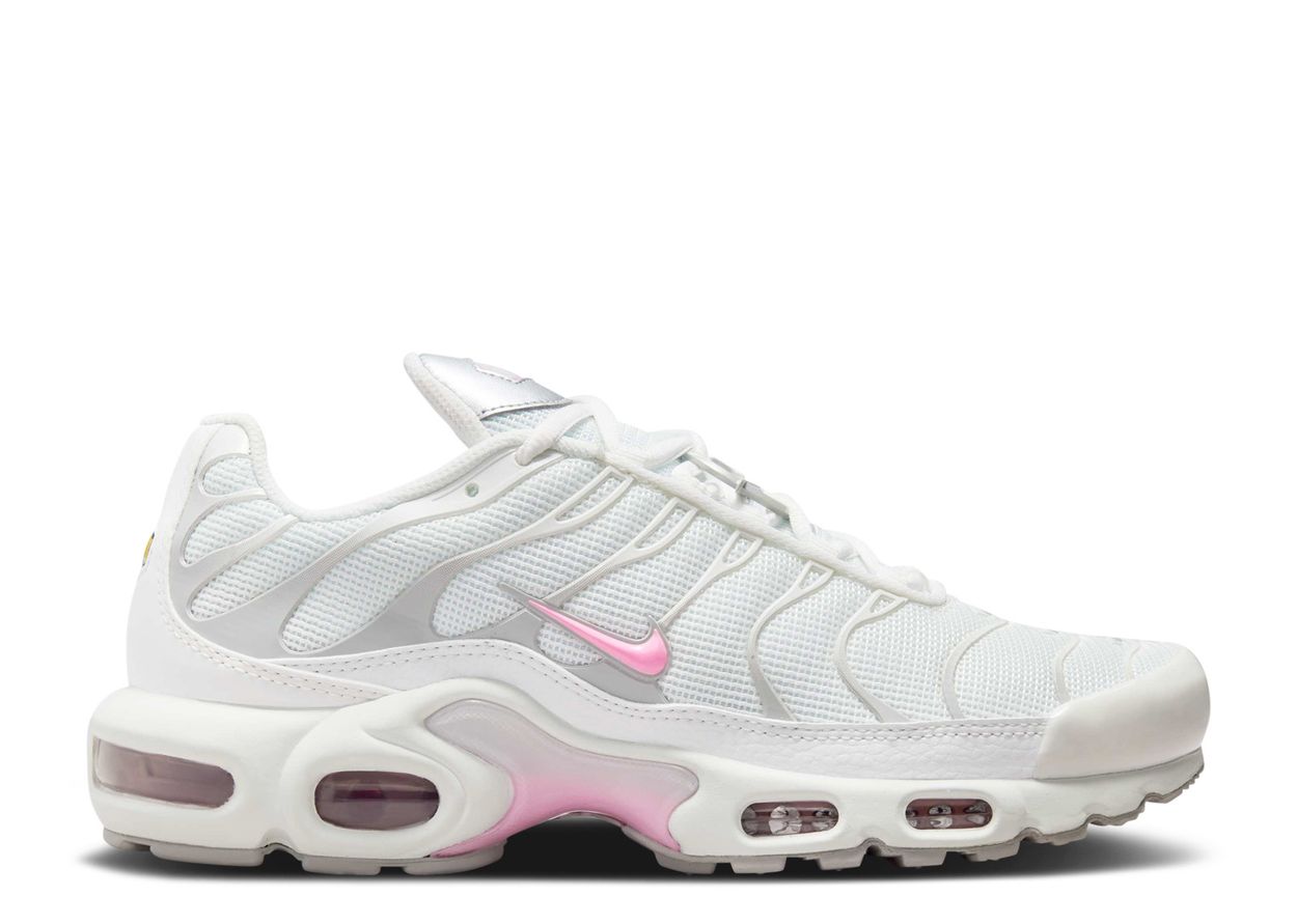 White & Rose Pink TN Sneakers