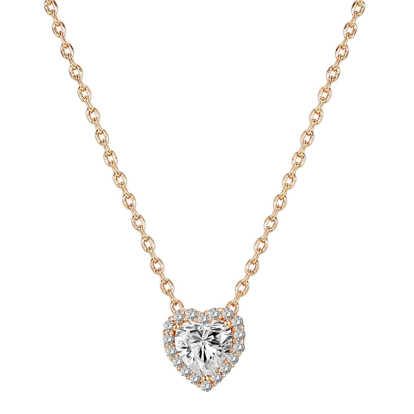 Heart Halo Necklace