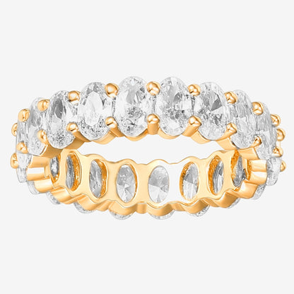 Oval Eternity Band