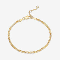Vermeil Curb Chain Bracelet