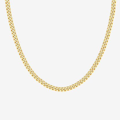 Vermeil Curb Chain Adjustable Necklace