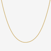 Vermeil Box Chain Adjustable Necklace
