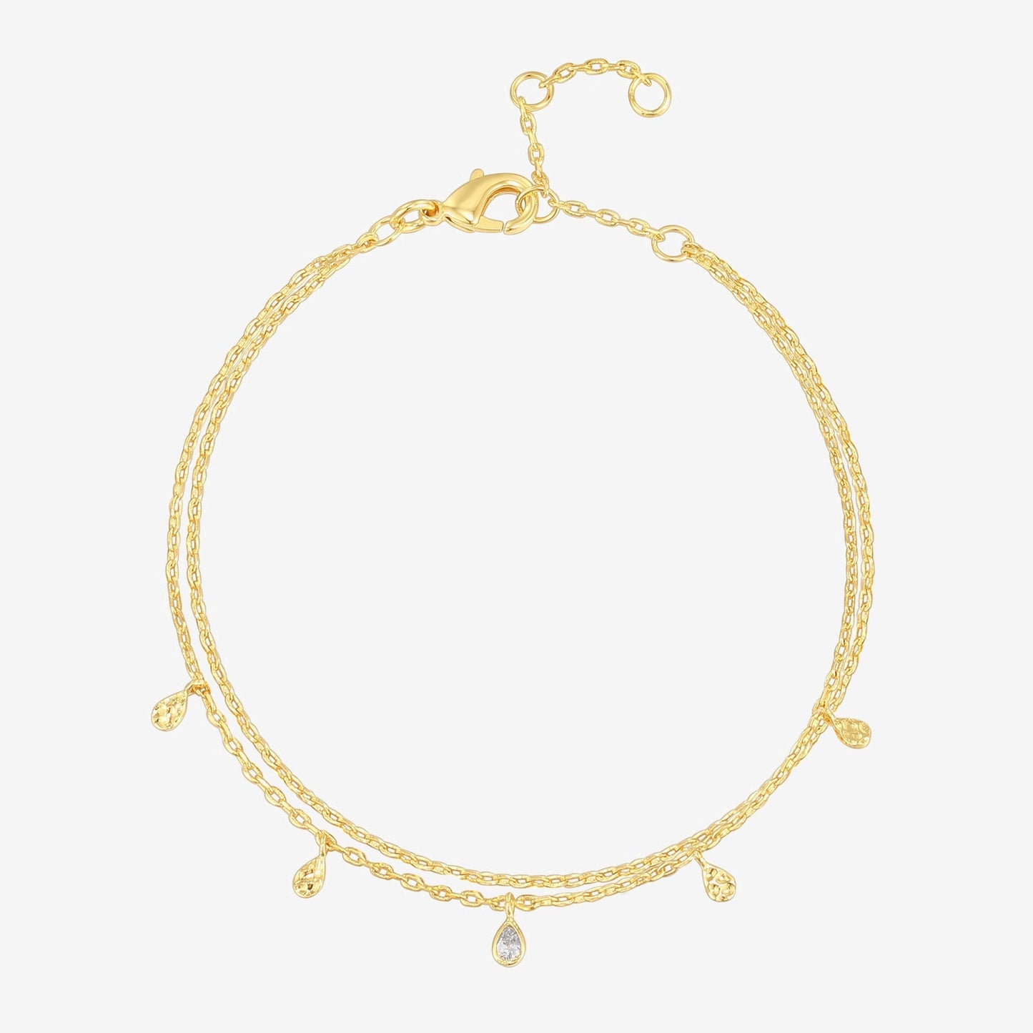 Double Wrap Charm Bracelet