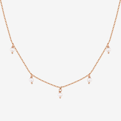 Shell Pearl Chain Necklace