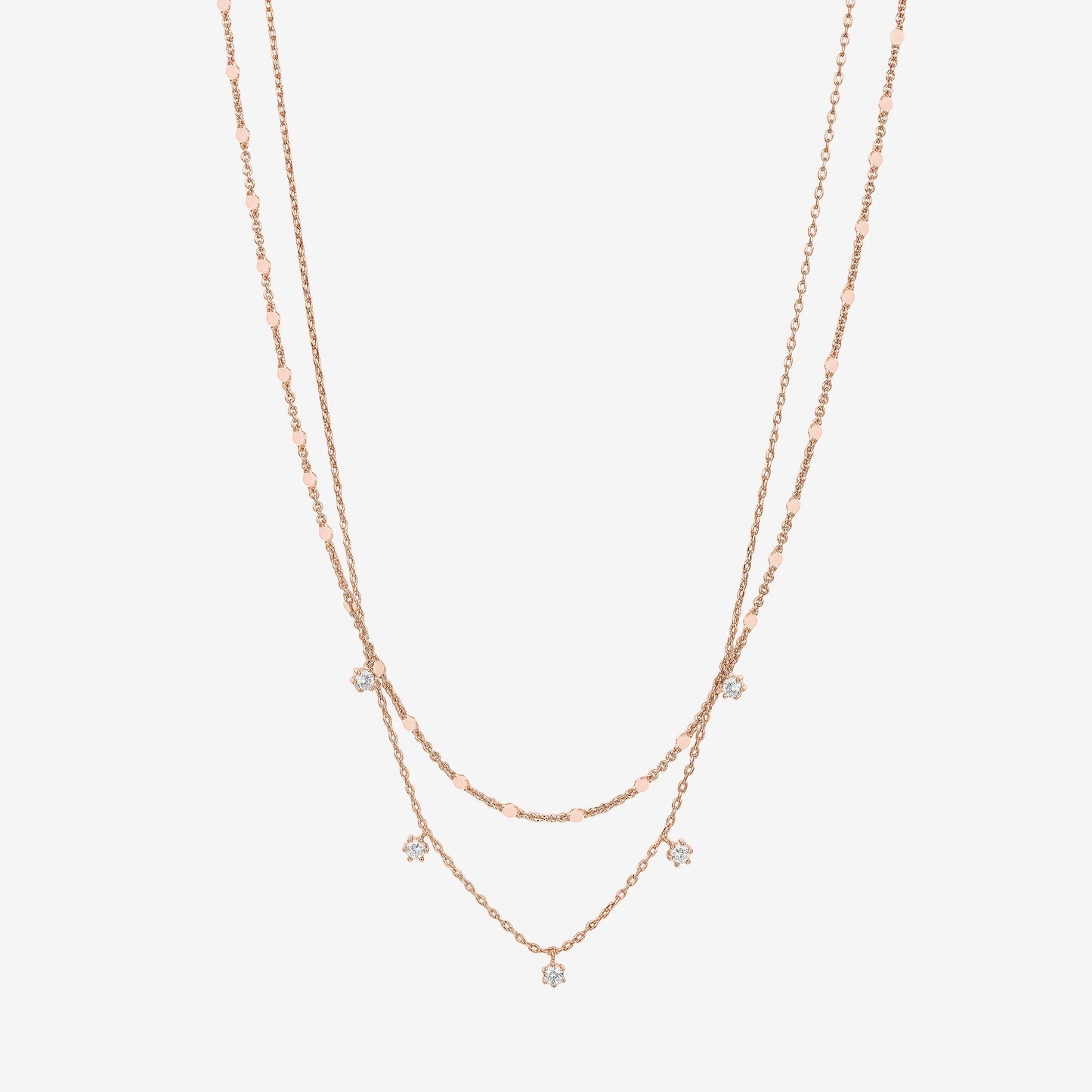 Cubic Zirconia Chain Necklace