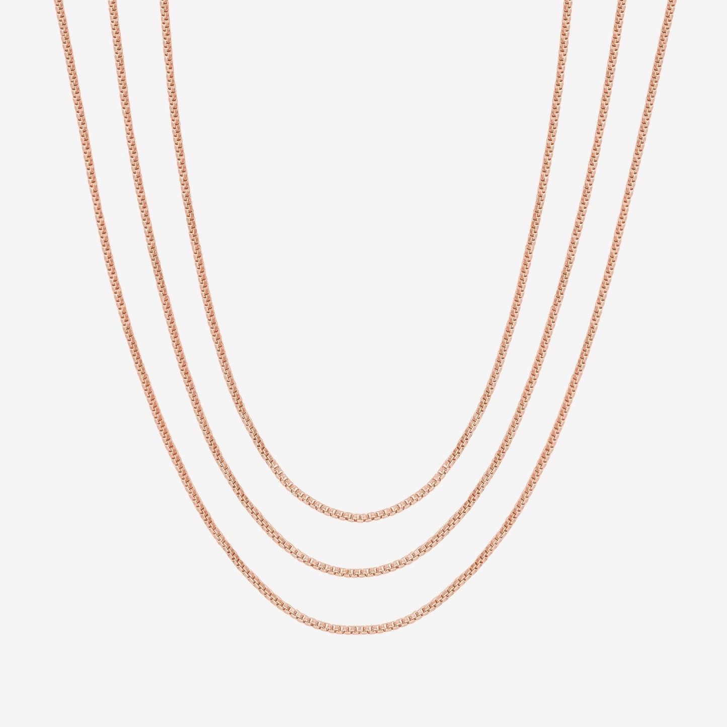 Three Layered Chain Necklace