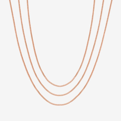 Three Layered Chain Necklace