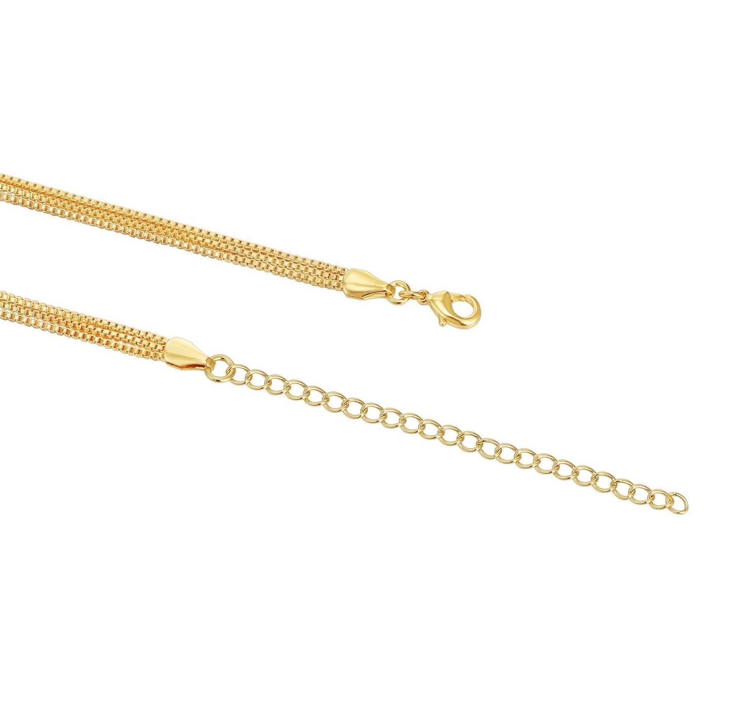 Three Layered Chain Necklace