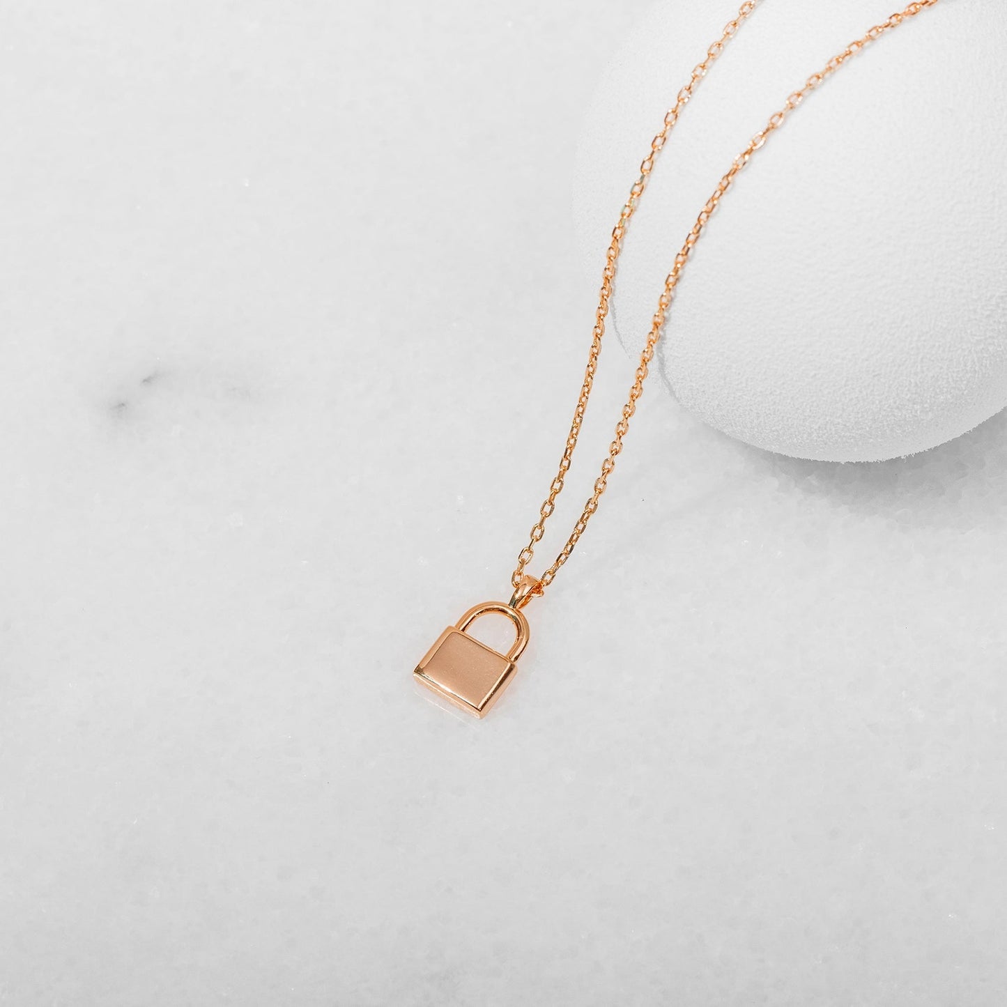 Lock Pendant Necklace