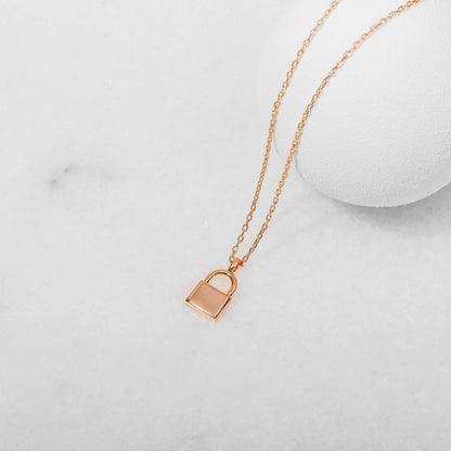 Lock Pendant Necklace