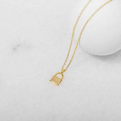 Lock Pendant Necklace