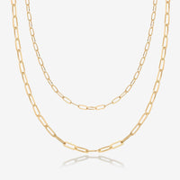 Layered Paperclip Necklace