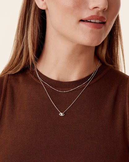 Layered Evil Eye Necklace