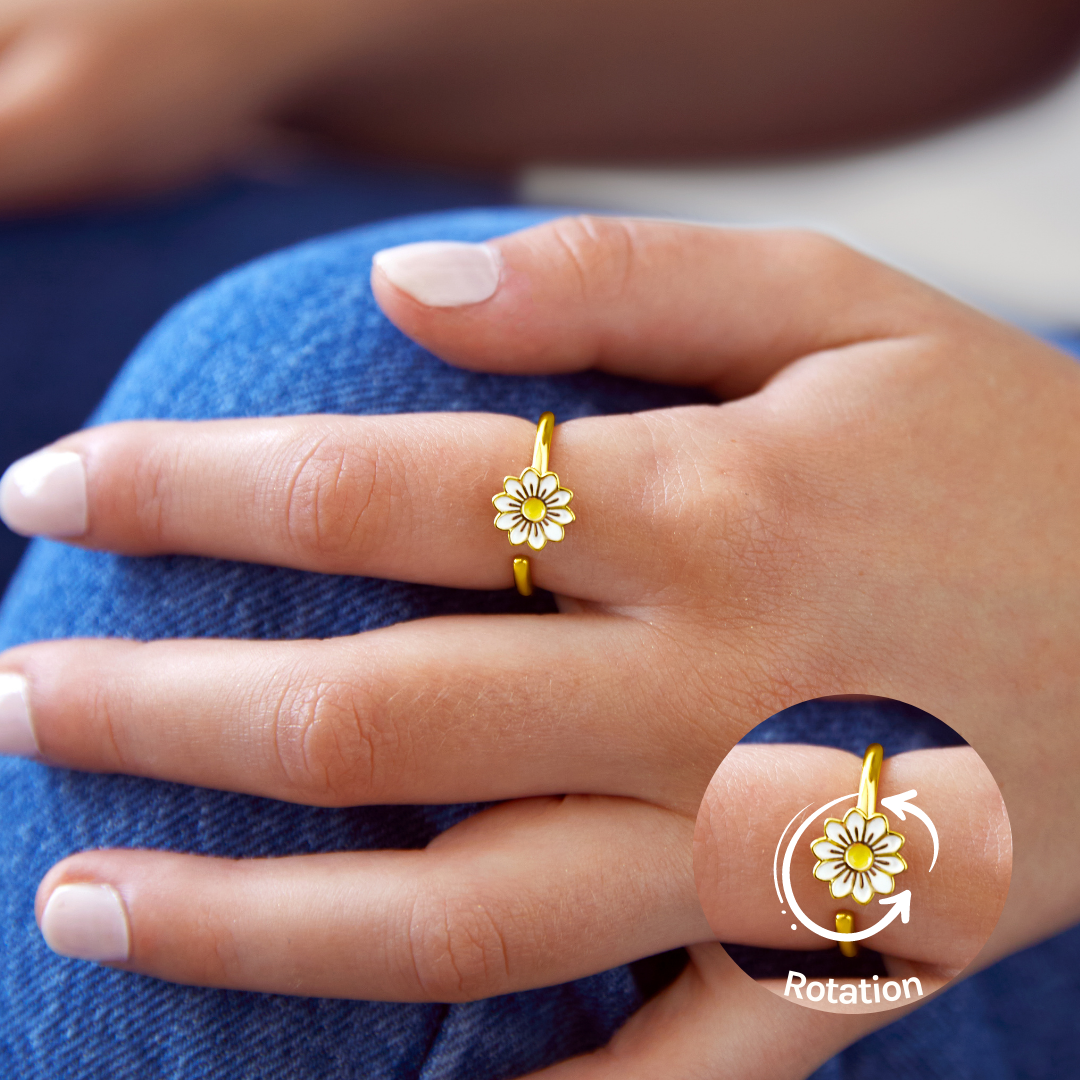 Floral Anxiety Ring