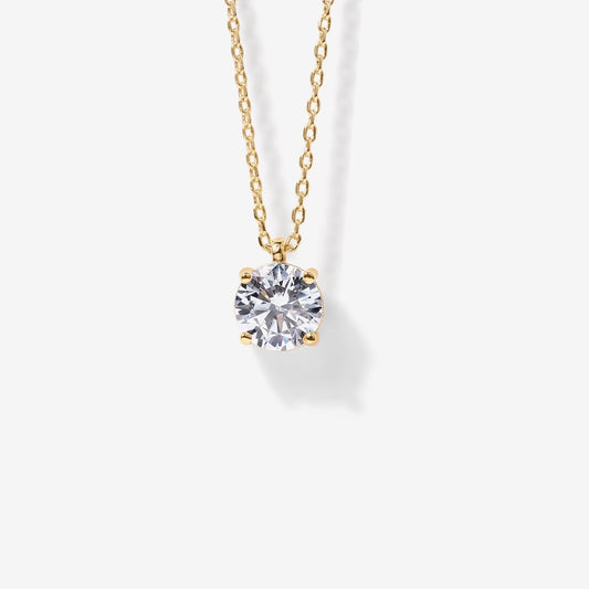 Danty CZ Solitaire Necklace