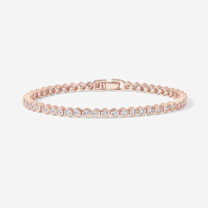 Honeycomb Tennis Bracelet