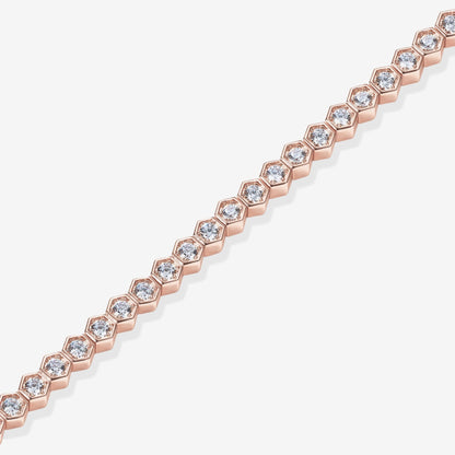 Honeycomb Tennis Bracelet