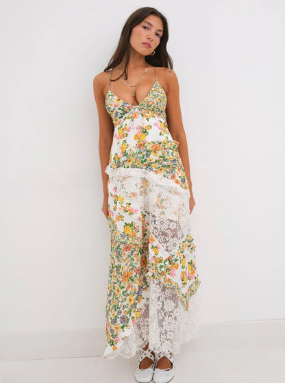 Best Revenge® Blue Rosalyn Maxi Dress