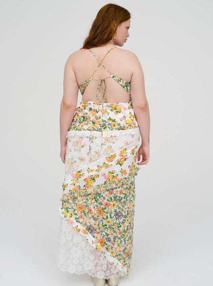 Best Revenge® Blue Rosalyn Maxi Dress